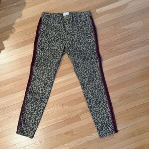 Sanctuary Leopard Print Pants sz 27